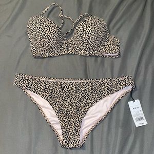 Shade and Shore Leopard Bikini Set
